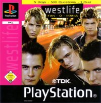 Westlife Fan-o-mania PAL Playstation  box art